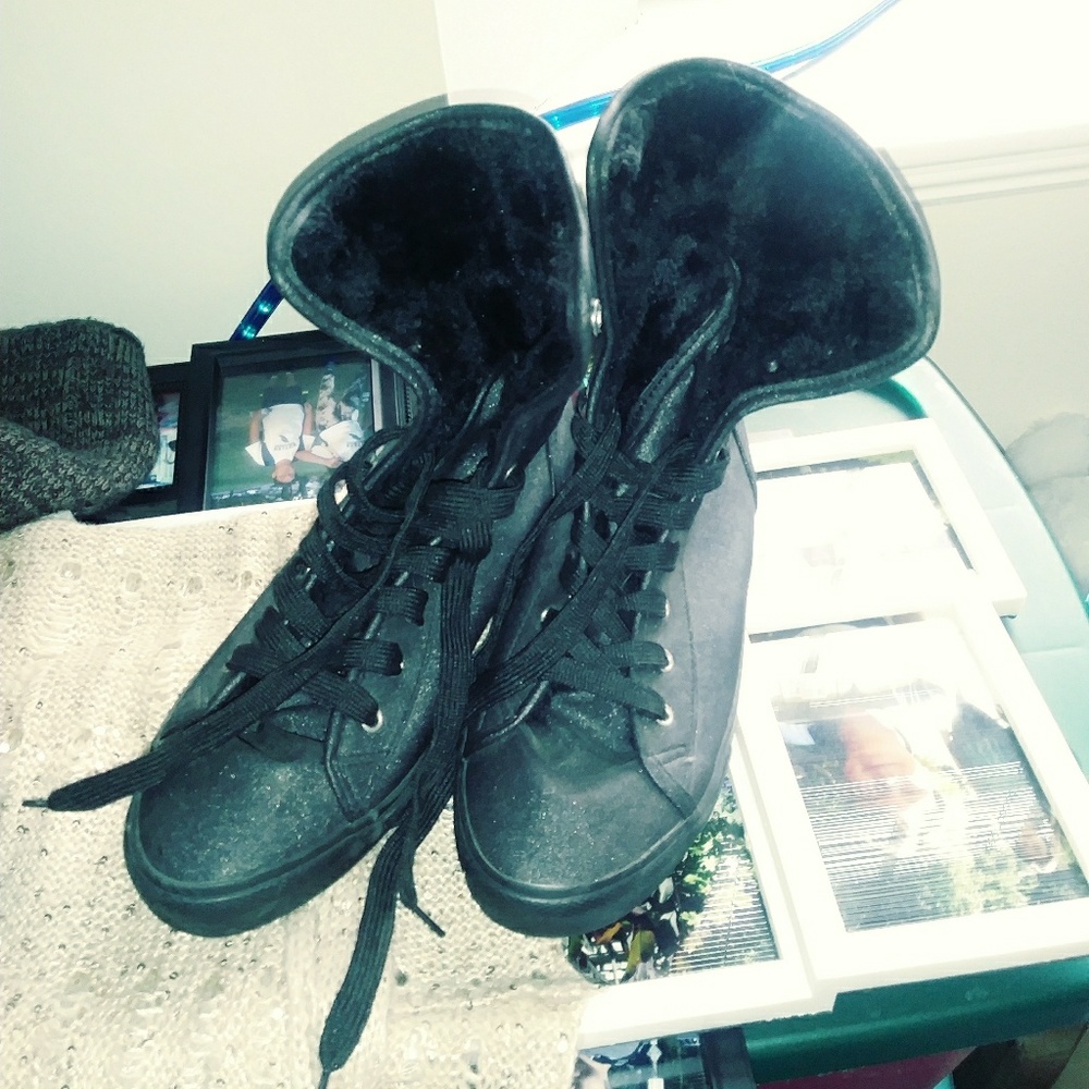 Black boots